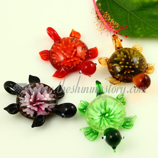 sea turtle murano glass pendants wholesale